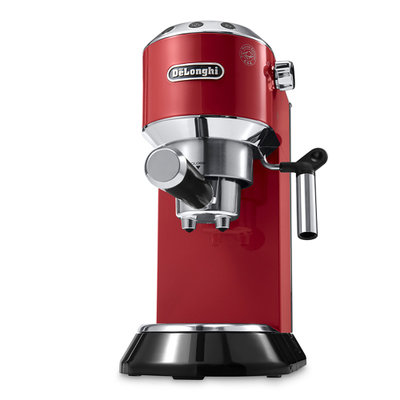 德龙（Delonghi）咖啡机 半自动咖啡机 意式浓缩 家用 泵压式 EC680红色