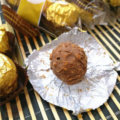 【真快乐自营】意大利进口 费列罗Ferrero Rocher 榛果威化糖果巧克力T3 进口巧克力 3粒装