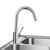 欧琳（OULIN）水槽+龙头套餐 304不锈钢洗菜盆洗碗池 厨房水池双槽JBS2T-OLWG82450（CFX001）第2张高清大图