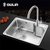 欧琳（OULIN）单水槽304不锈钢洗菜盆洗碗池 厨房大单槽OLWG62452（CFX001）第3张高清大图