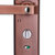 耶鲁电子防盗锁 YDM7116 红古铜  指纹 卡 密码 机械钥匙 手机蓝牙五中方式于一体第3张高清大图