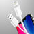 魔蝎手TL102  苹果口  USB连接线 (1米*两条装) iPhone iPad 手机 平板 数据线 充电线 苹果充电线 白第6张高清大图