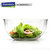 Glasslock韩国钢化玻璃冰箱沙拉保鲜盒保鲜碗沙拉碗大号家用保鲜碗冷冻专用玻璃盒圆水果保鲜盒 2L第2张高清大图