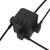 公牛（BULL) 智能USB插座/插线板/插排/排插/接线板/拖线板 GN-U303H 黑色魔方USB插座全长1.5米黑色第4张高清大图