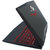 神舟战神 T6-X7 15.6英寸游戏笔记本 (I7-7700HQ 8G 128G+1T GTX1050 4G独显 红色背光键盘 WIN10 IPS)第4张高清大图