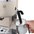 德龙（Delonghi）咖啡机 半自动咖啡机 意式浓缩 家用 复古泵压式不锈钢锅炉 ECO310 奶油白第5张高清大图