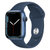 Apple Watch Series 7 智能手表 GPS款 41毫米蓝色铝金属表壳 深邃蓝色运动型表带MKN13CH/A第2张高清大图