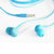 歆一 XY-001 入耳式耳机 蓝色 干扰小 低失真 3.5mm接口 高清音质第2张高清大图