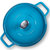 欧德罗荣耀系列24cm双耳带盖铸铁汤锅渐变蓝T1030620第2张高清大图