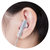 铁三角(audio-technica) ATH-J100 耳塞式耳机 时尚多彩 小型轻便 音乐耳机 白色第4张高清大图