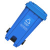 敏胤 MYL-7100 100L 可回收垃圾 脚踏型带轮 分类垃圾桶 (计价单位：个) 蓝色
