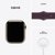 Apple Watch Series 7 智能手表 GPS款+蜂窝款 41毫米金色不锈钢表壳 绛樱桃色运动型表带MKHY3CH/A第7张高清大图