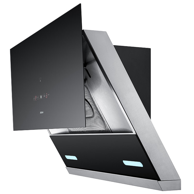 老板robamcxw2005900sjzt9b00侧吸钢化玻璃嵌入式烟灶套餐