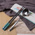 筷之语儿童餐具不锈钢合金筷子勺子套装小学生便携式收纳餐盒KZY632第4张高清大图