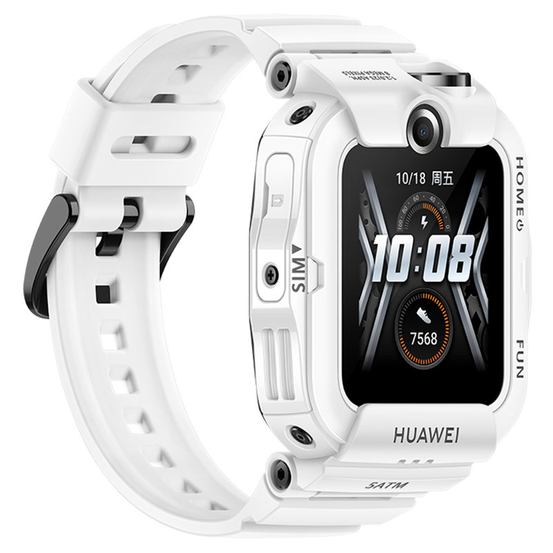 华为儿童电话手表4x 4g全网通话 11重ai定位 50米防水 超长待机 ai识