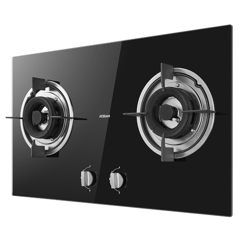 老板robam燃气灶煤气灶双灶家用猛火灶台式天然气灶具jzt7b19