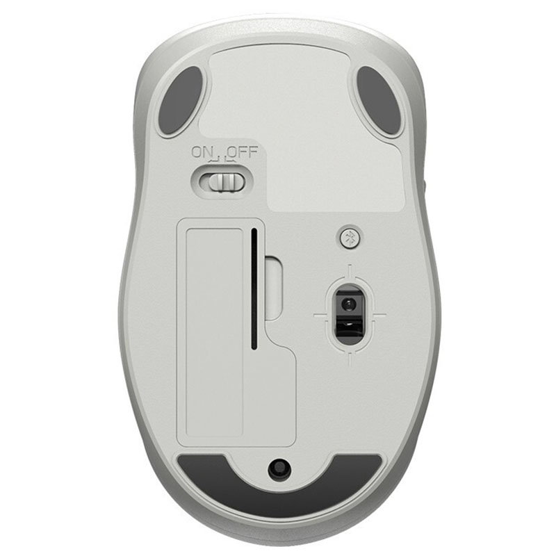 联想lenovo小新无线蓝牙鼠标蓝牙50蓝牙30办公便携鼠标雾白