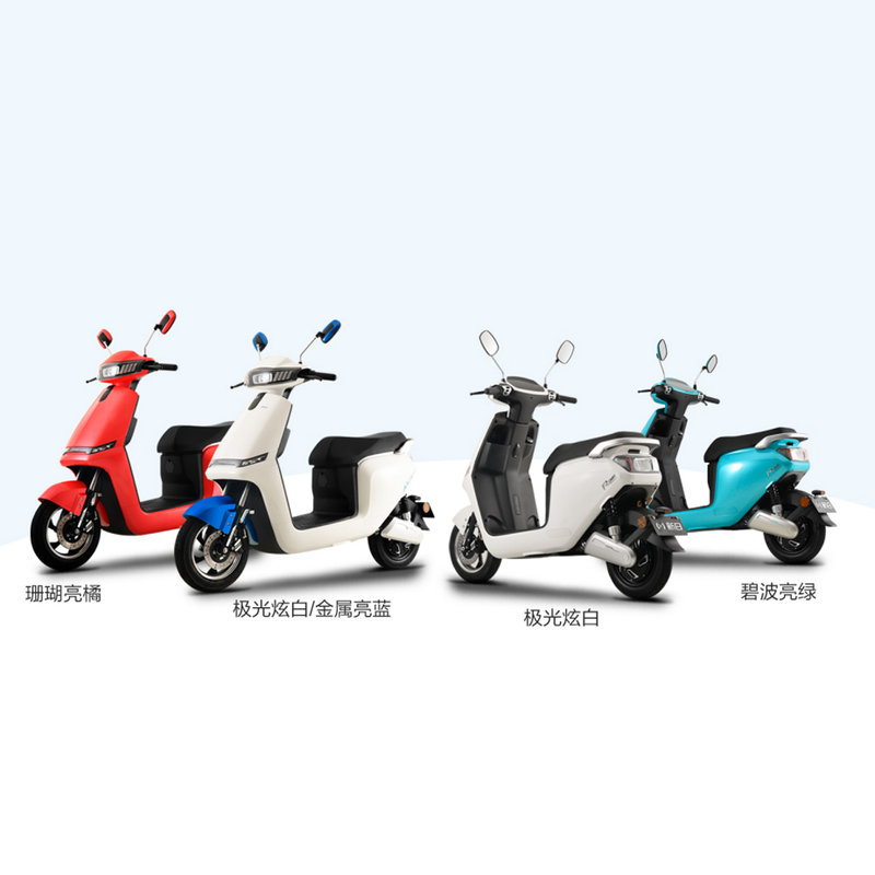 新日电动车r3 mlz-nb20/1000/12dgj3碧波亮绿/哑光摩力黑/钢琴黑/哑光