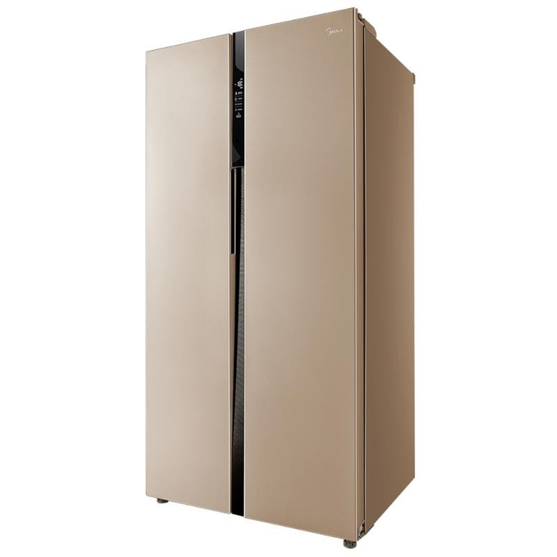 美的冰箱bcd-535wkpzm(e)芙蓉金 大容量 风冷无霜 wifi智能 双变频