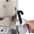 德龙（Delonghi）咖啡机 半自动咖啡机 意式浓缩 家用 复古泵压式不锈钢锅炉 ECO310奶白第5张高清大图