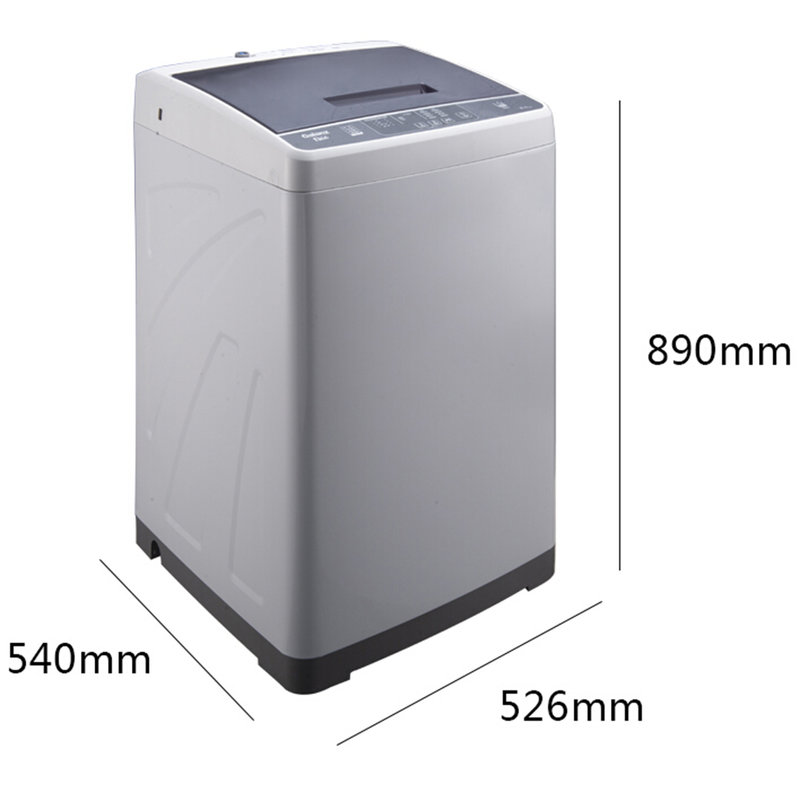 自动滚筒洗衣机 随时添衣 快速洗 省水省电 单脱水 xqb80-g1开士米灰