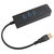 酷比客(L-CUBIC) LCCPU33L 3口带网口 USB分线器 (计价单位：个) 黑色第3张高清大图