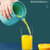 美之扣 橙汁榨汁机手动压橙子器 简易迷你炸果汁杯 小型家用水果柠檬榨汁器 绿色第3张高清大图