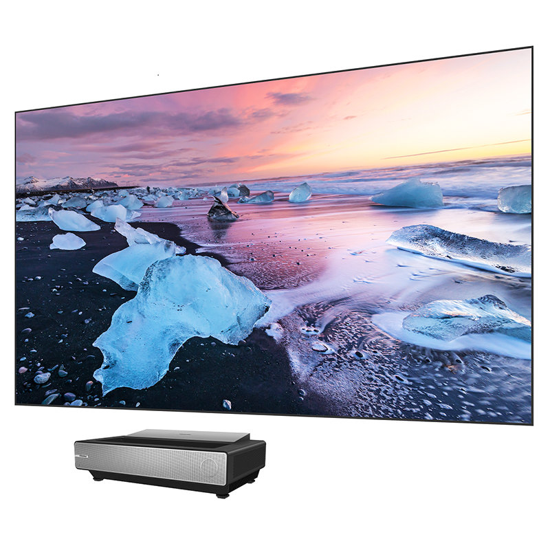 海信hisense88l5vs88c88英寸4k智能银黑激光电视