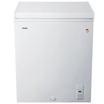 海尔 (Haier) BC/BD-141HZA 141升 家用冷柜 冷藏冷冻转化 小型迷你冷柜 节能单温冰箱 白色