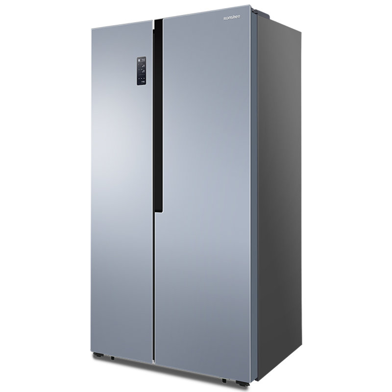 容声ronshen532升对开门冰箱风冷无霜bcd532wd11hp流光银
