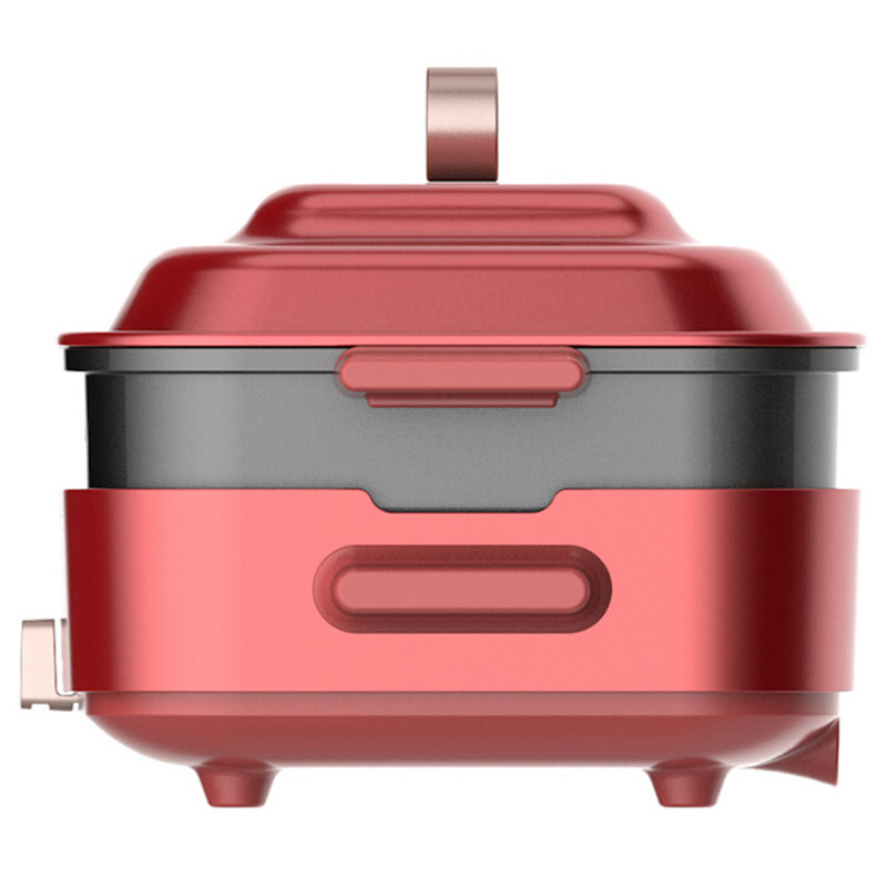 美的mcdy3020p201r多功能料理锅电烧烤肉锅家用煮炒煎电火火锅一体电