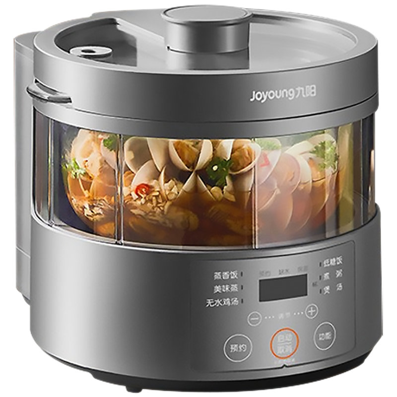九阳joyoung电饭煲蒸汽智能玻璃内胆3l多功能降低糖家用25人f30ss160