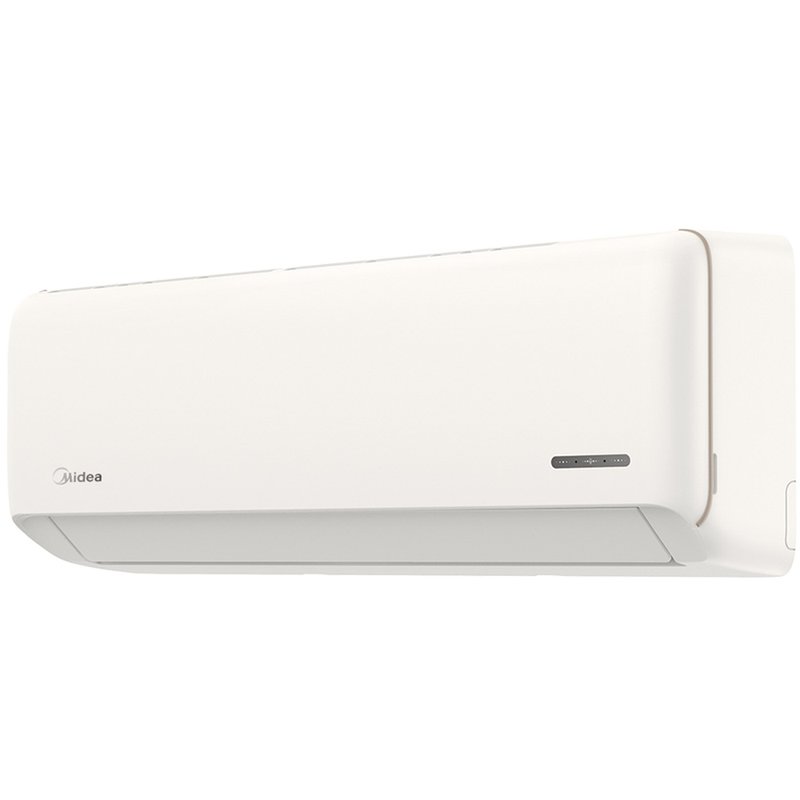 美的midea大1p一级能效变频冷暖挂机空调kfr26gwbp3dn8yvt1001浅杏