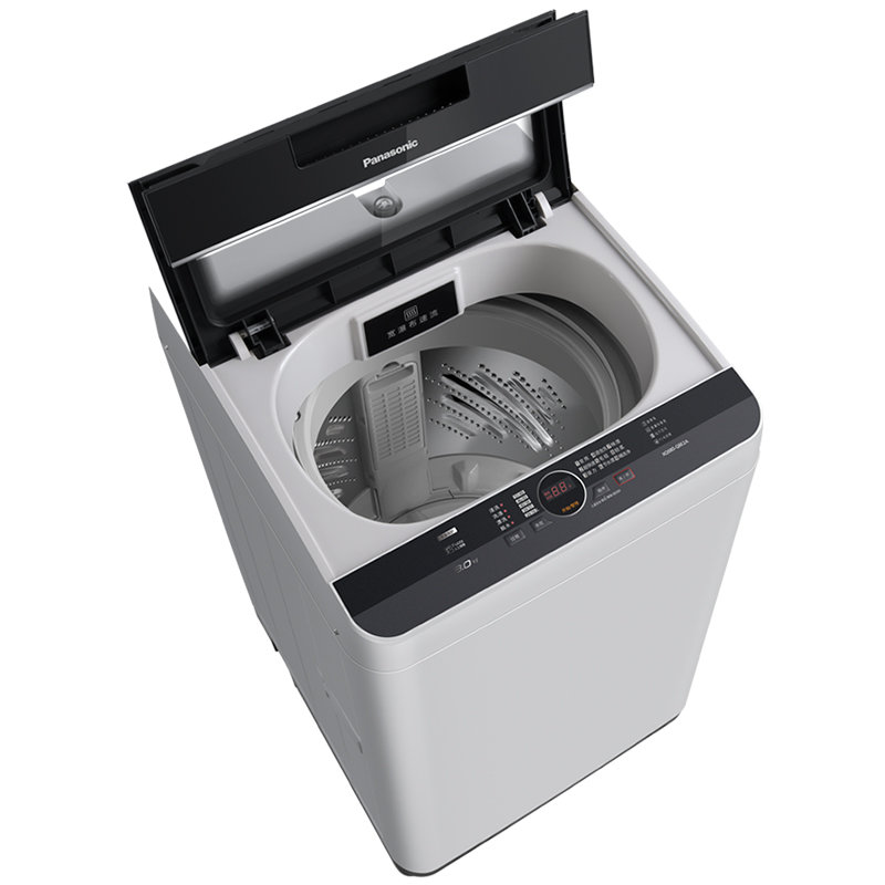松下全自动洗衣机xqb80q8e2a灰