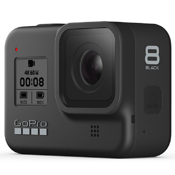 GoPro HERO8 Black黑色 运动摄像机vlog 4K户外水下潜水直播 HyperSmooth坚固耐用+防水