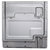 能率(NORITZ) 嵌入式电动洗碗机 XW60-E2061第4张高清大图
