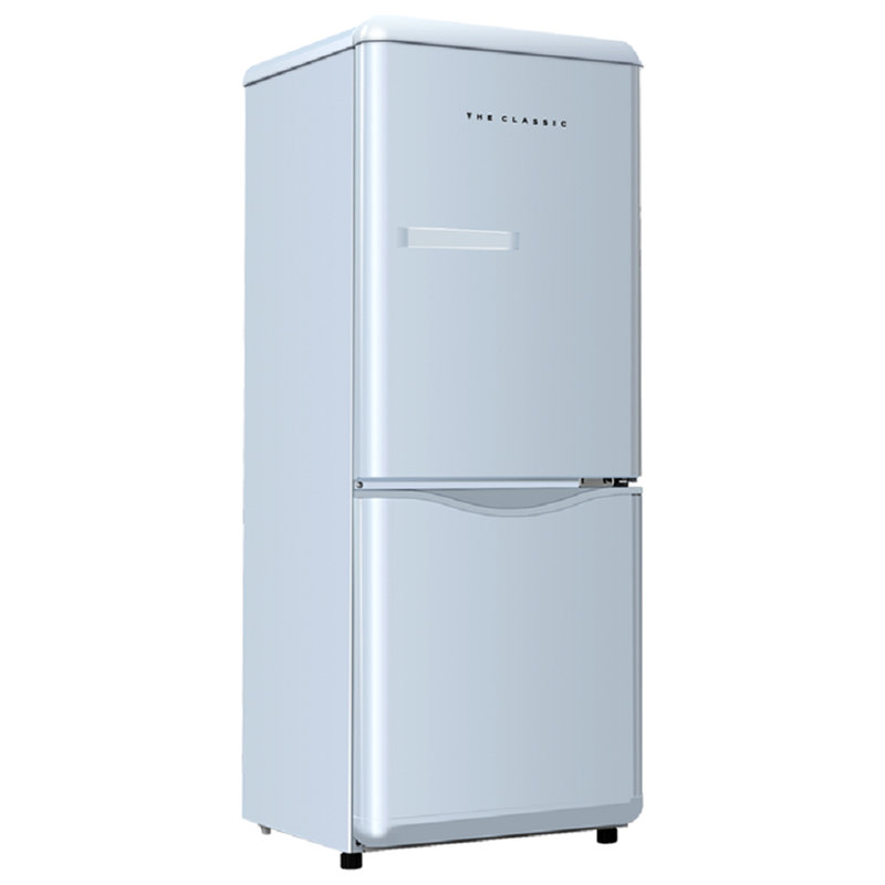 大宇(daewoo)grb-c159dmc 150l双开门复古网红电冰箱小型家用客厅冷藏