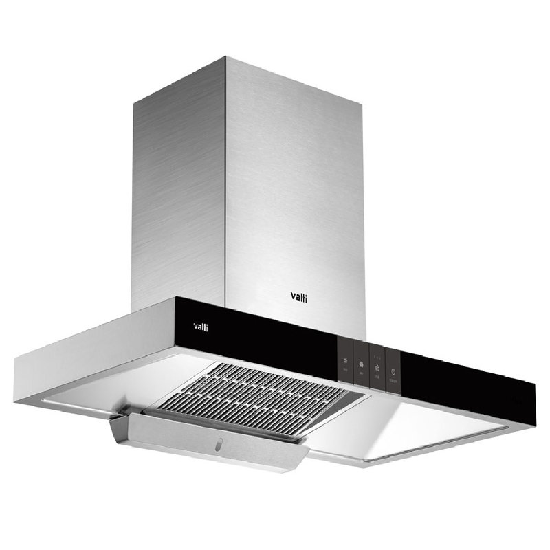 华帝vatti抽油烟机塔型烟机四档风量双腔拢吸cxw240e6004银