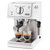 德龙（Delonghi）咖啡机 意式 两档卡布基诺奶泡调节系统 家用半自动  15Bar泵压式 ECP35.31白第3张高清大图