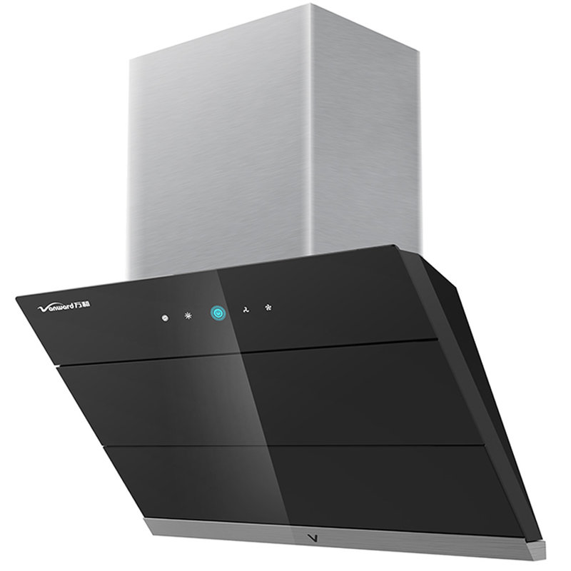 万和vanwardcxw200j06c黑色油烟机侧吸式超强拢烟