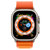 Apple Watch Ultra (GPS + 蜂窝网络) MQFJ3CH/A 49毫米钛金属表壳+橙色高山回环式表带第2张高清大图