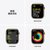 Apple Watch Series 7 智能手表 GPS款+蜂窝款 45毫米金色不锈钢表壳 绛樱桃色运动型表带MKJX3CH/A第4张高清大图