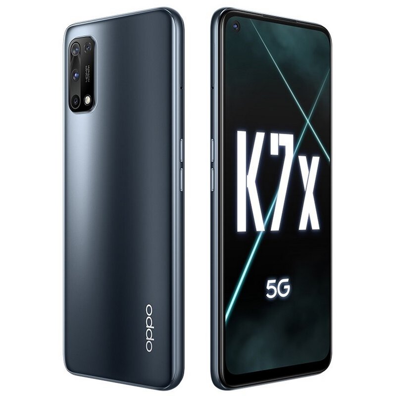 oppok7x双模5g4800万四摄5000mah长续航90hz电竞屏8gb256gb黑镜