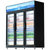 星星（XINGX）LSC-1220YL 展示柜 商用冷藏保鲜柜大容量玻璃门两三开门立式饮料柜 防凝露1200升(哑黑)第5张高清大图