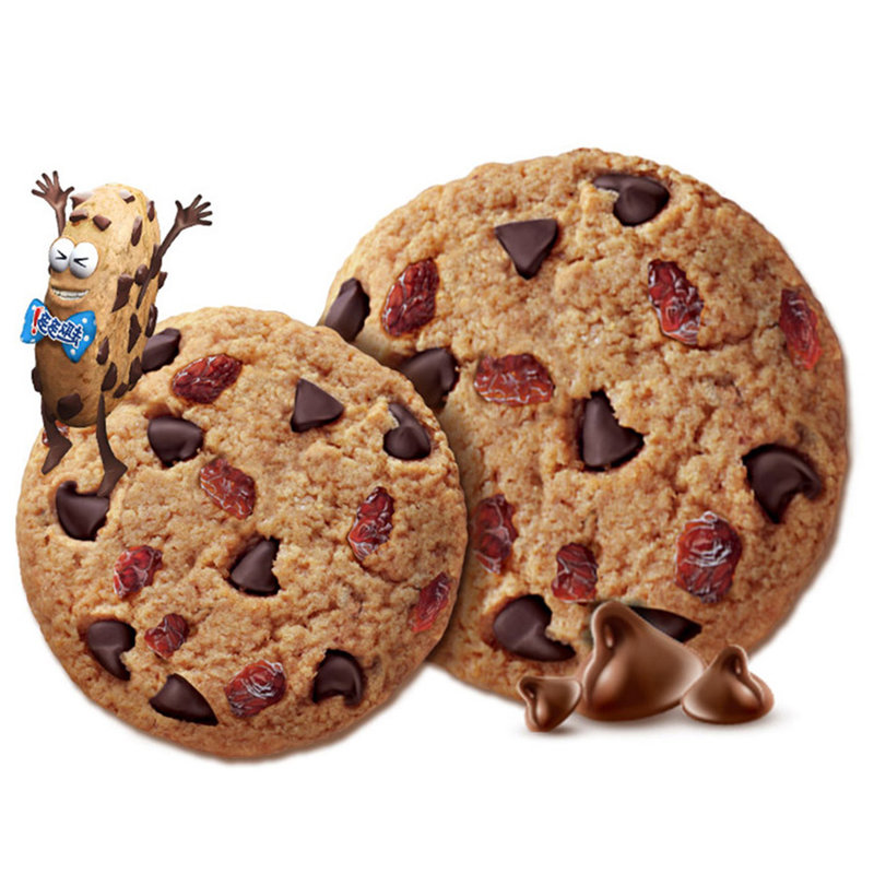 趣多多软式甜饼美国加州红提味80g