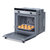 西门子(Siemens)HB033JBS0W 66L 欧洲原装进口 嵌入式烤箱 3D热风  5种加热模式 背板氧化自清洁 不锈钢第6张高清大图