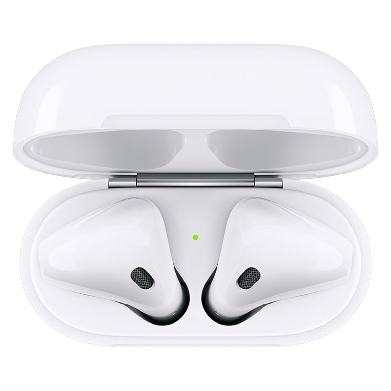 appleairpods二代普通版无线蓝牙耳机配普通充电盒不支持无线充电功能