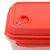 甜厨（TenCook） 940ml彩色系列抽真空保鲜盒 饭盒便当盒 微波炉冰箱可用 珊瑚橙+透明 无分隔 TCVSB01107第4张高清大图