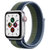 Apple Watch SE 智能手表 GPS+蜂窝款 40毫米银色铝金属表壳 深邃蓝配苔绿色回环式运动表带MKQW3CH/A第5张高清大图