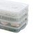 御良材 四盖四层饺子盒(透明)冰箱保鲜收纳盒 长方形冷冻水饺盒 混沌速冻食物YPP-JZH-PG04T第4张高清大图